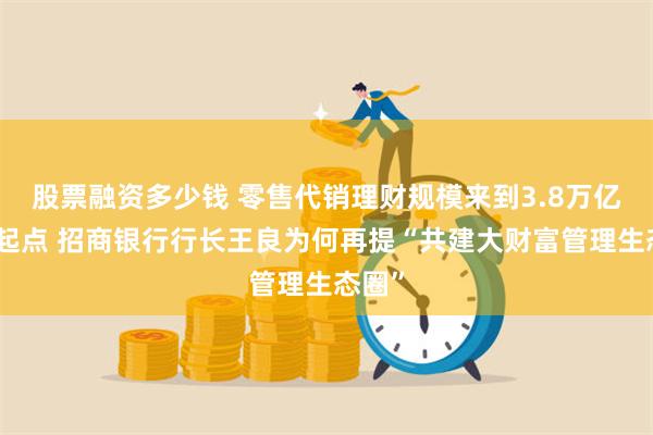 股票融资多少钱 零售代销理财规模来到3.8万亿元新起点 招商银行行长王良为何再提“共建大财富管理生态圈”