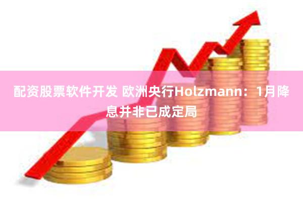 配资股票软件开发 欧洲央行Holzmann：1月降息并非已成定局